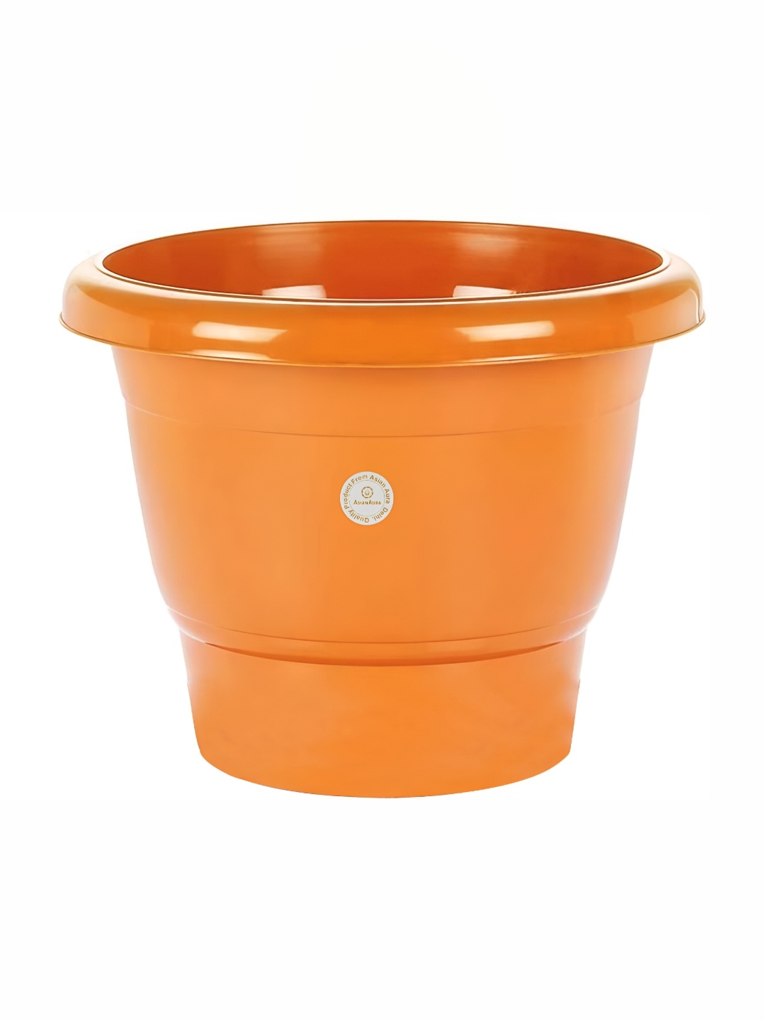 

AGAMI Brown Garden Plant Container Planter, Orange