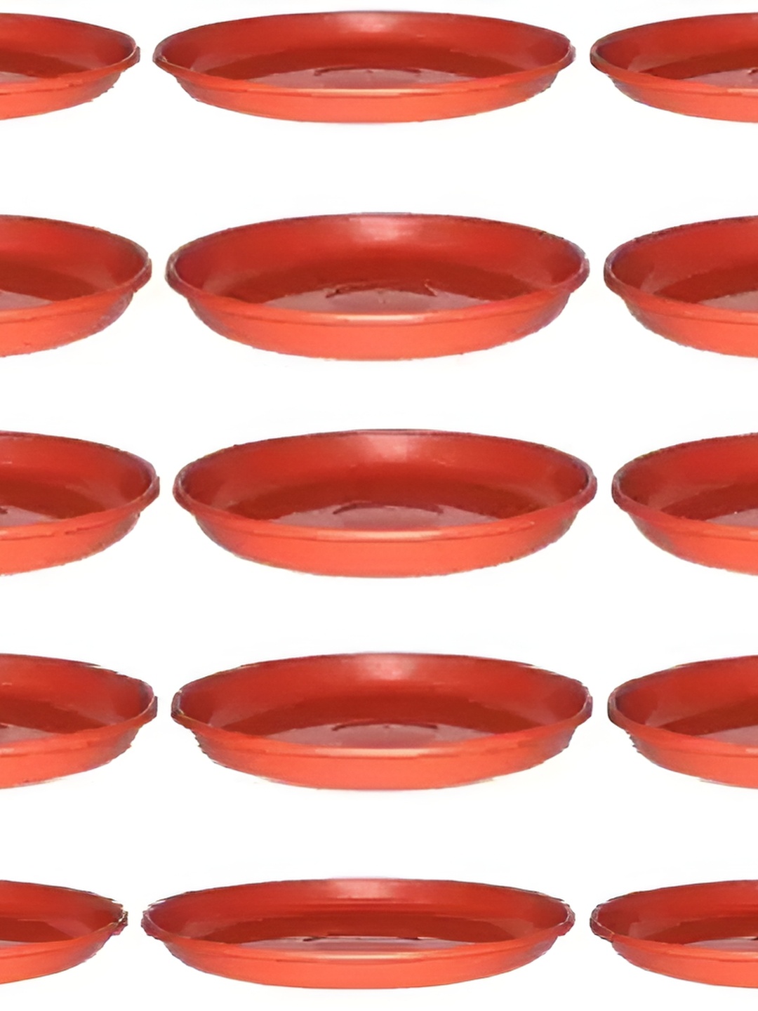 

AGAMI 15 Pieces Brown Pot Plant Saucer Base