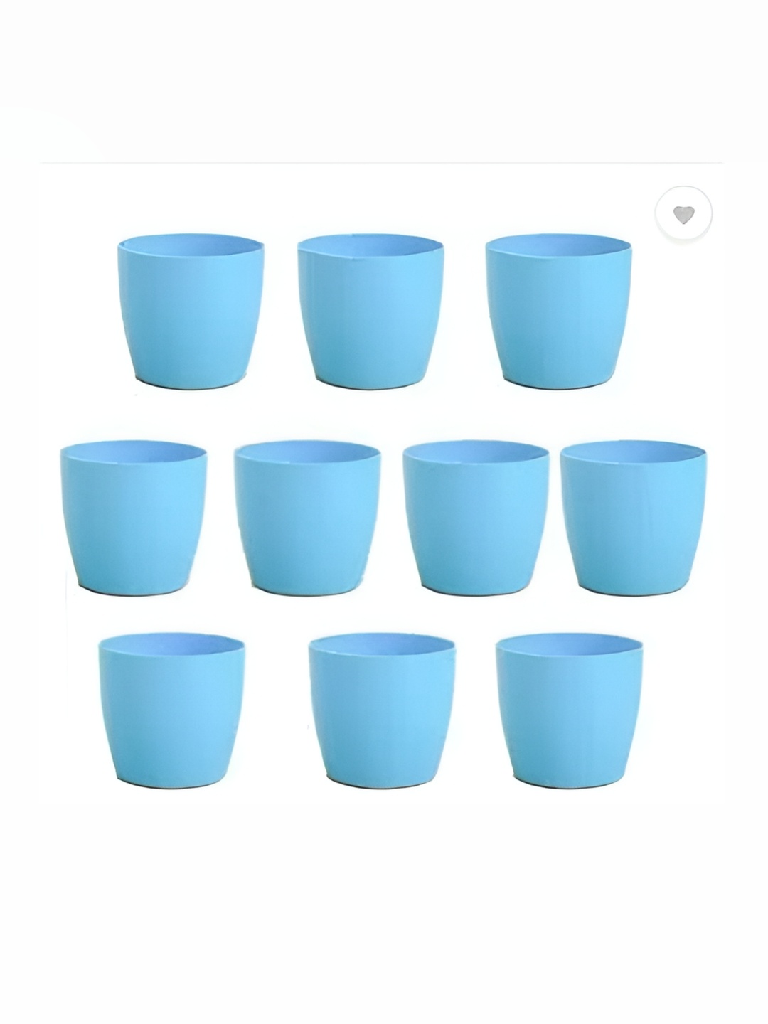 

AGAMI Viraj Snachi 10 Pieces Blue Plant Container Planters