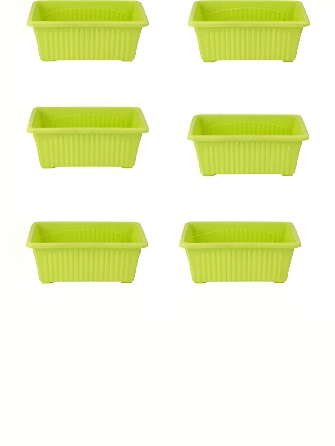 

AGAMI Ramanuj 6 Pieces Green Jupiter Planters