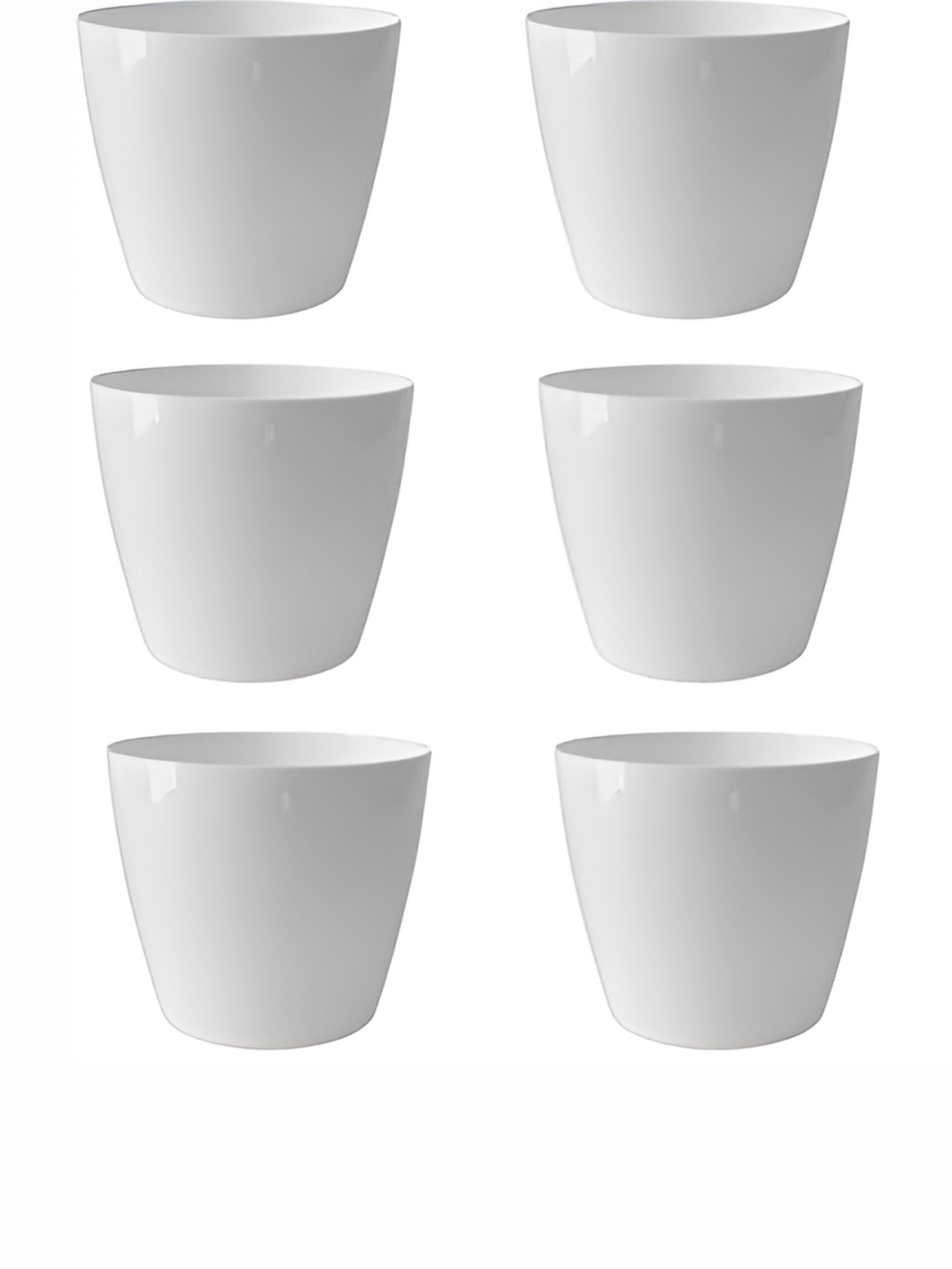 

AGAMI 6 Pieces White Plant Container