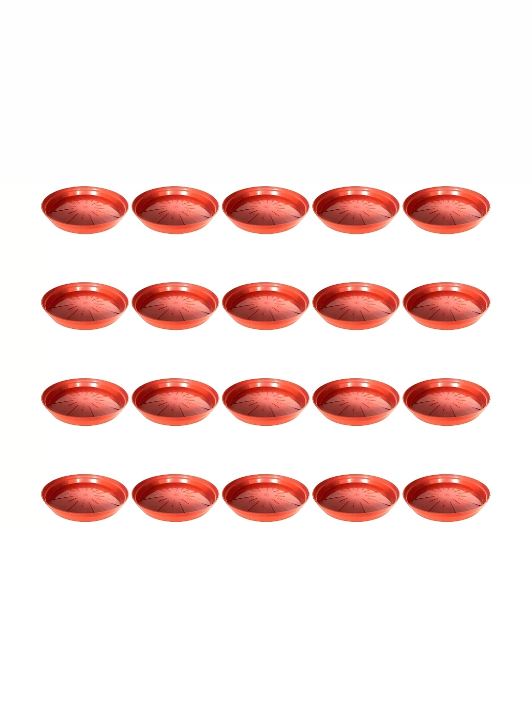 

AGAMI 20 Pieces Brown Round Planter Bottom Trays