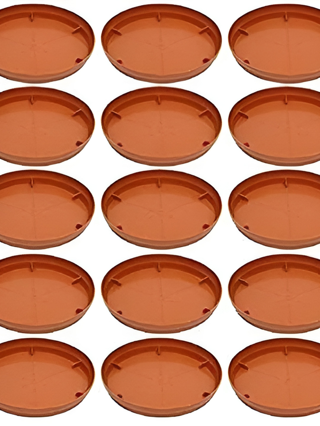 

AGAMI 15 Pieces Brown Pot Saucer Base