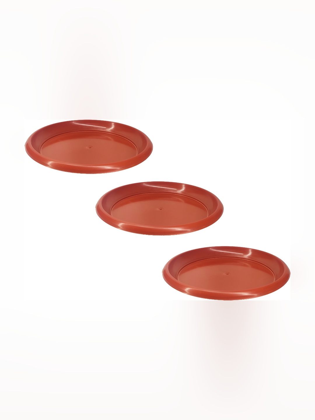 

AGAMI 3 Pieces Brown Pot Plant Saucer Base