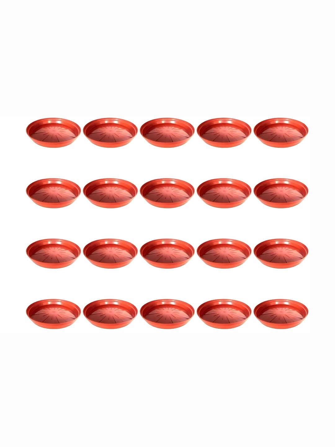 

AGAMI Viraj Sanchi VSPT 20Pcs Round Bottom Trays, Brown