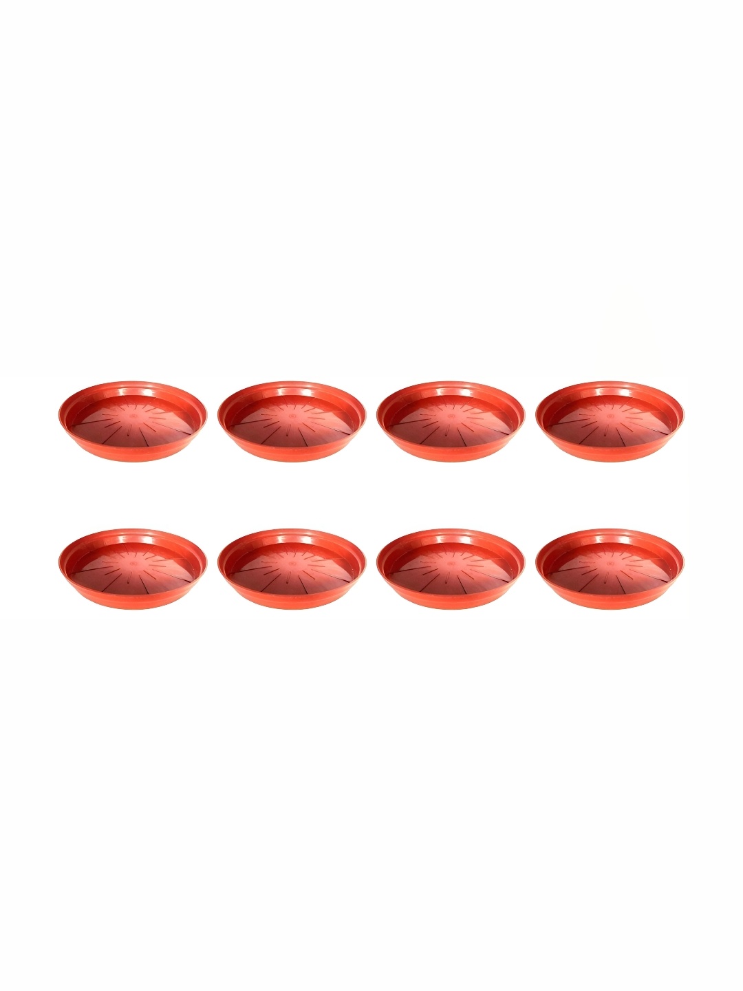 

AGAMI Chhaya Brown 8 Pieces Round Planter Plates