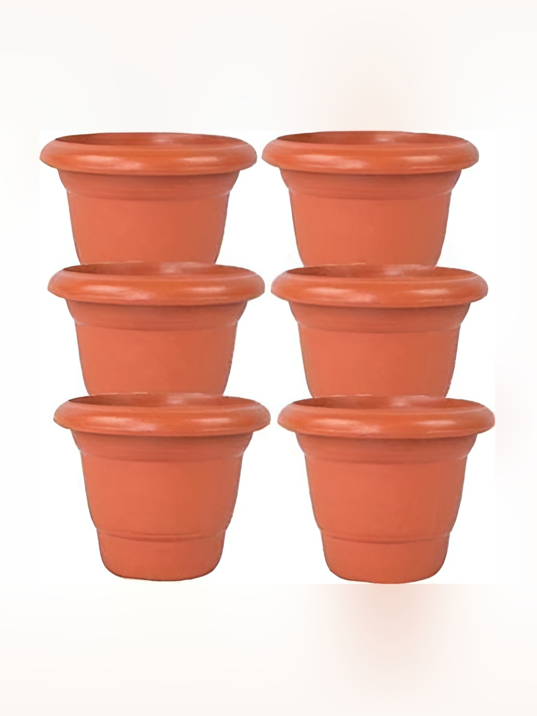 

AGAMI Ramanuj Brown 6 Pieces Garden Plant Containers