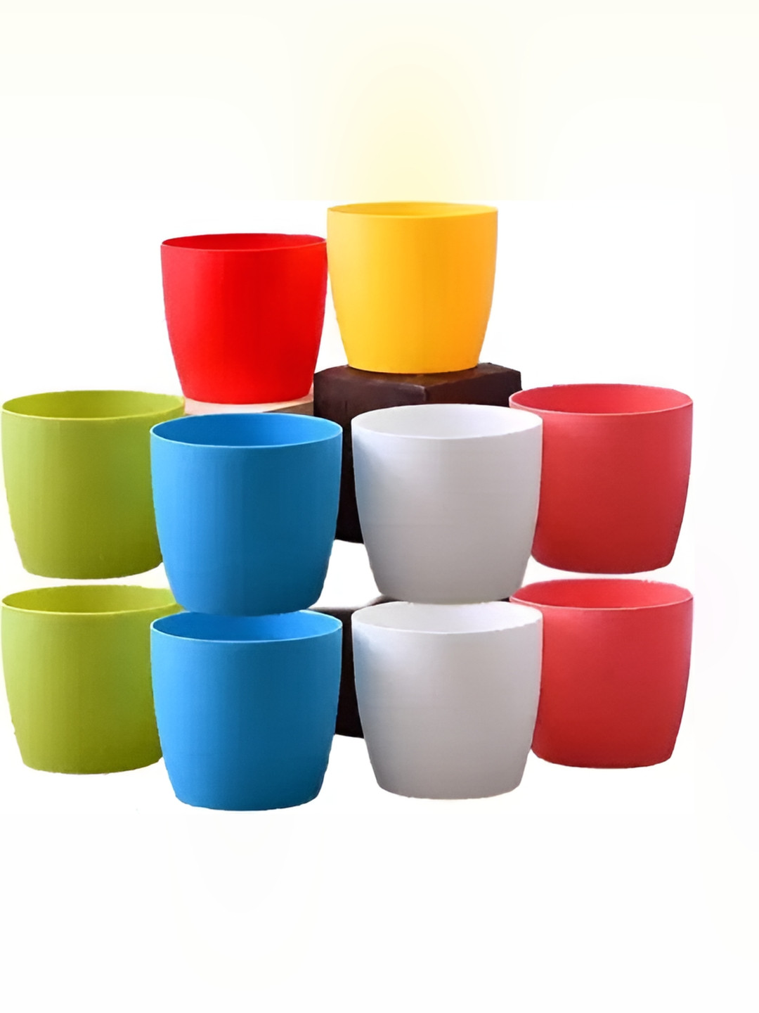 

AGAMI Green & Blue 10Pcs Cool Planters