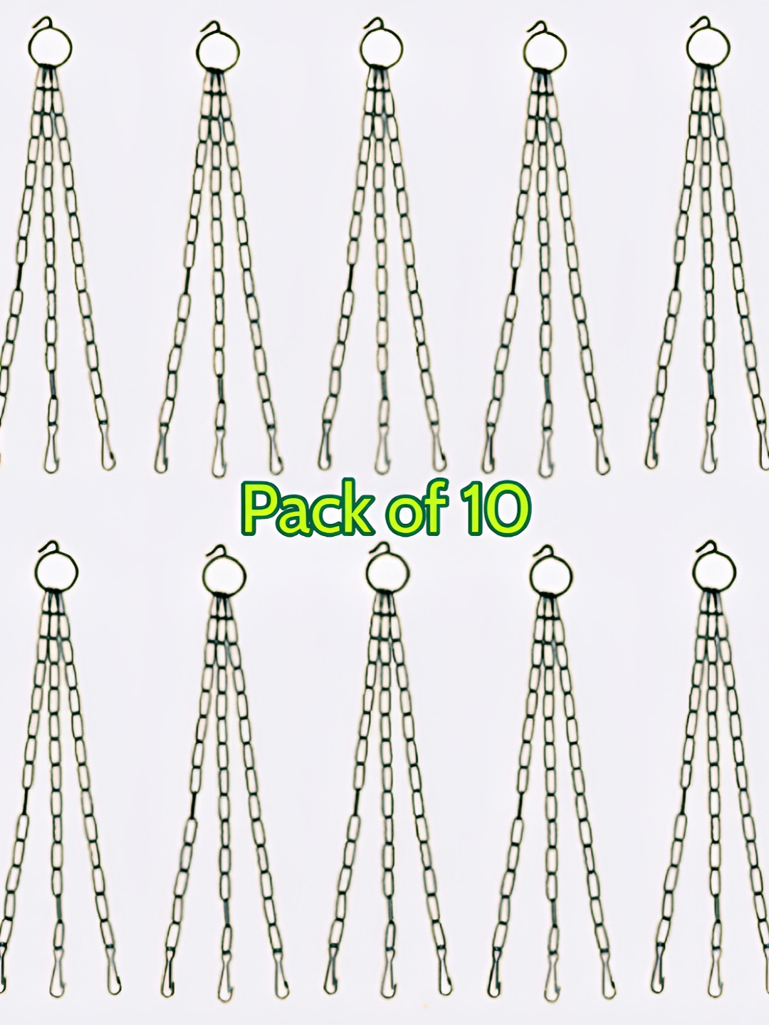 

AGAMI 10 Pieces Chains for Hanging Planters, Steel