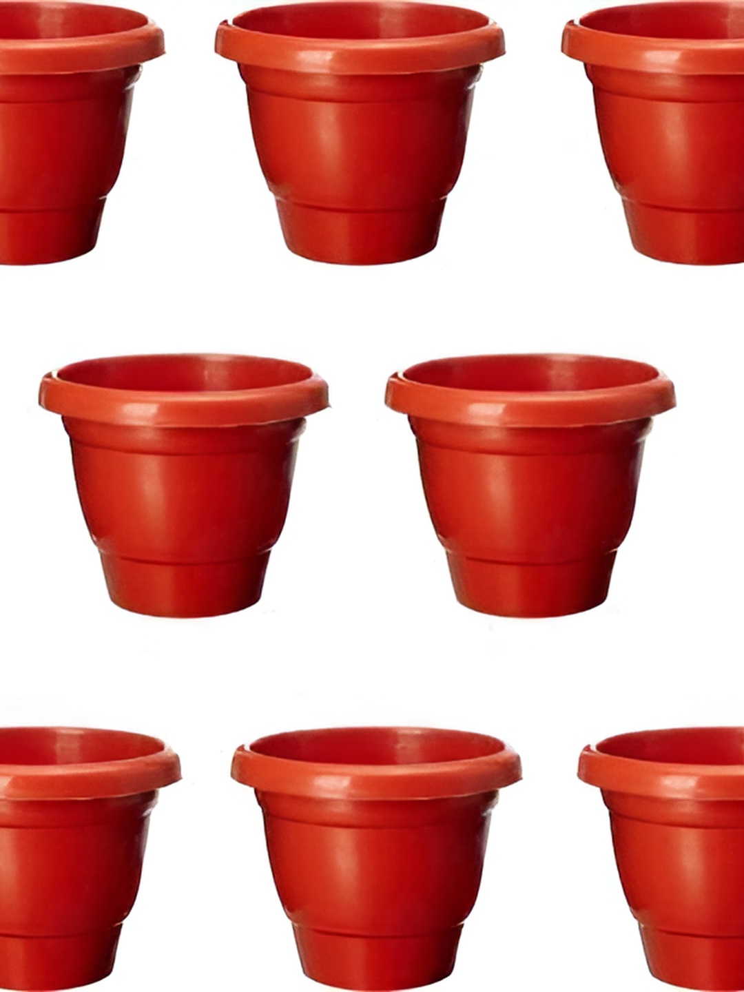 

AGAMI Brown 8Pcs Long-Lastingg Ramanuj Gardening Flower Planters