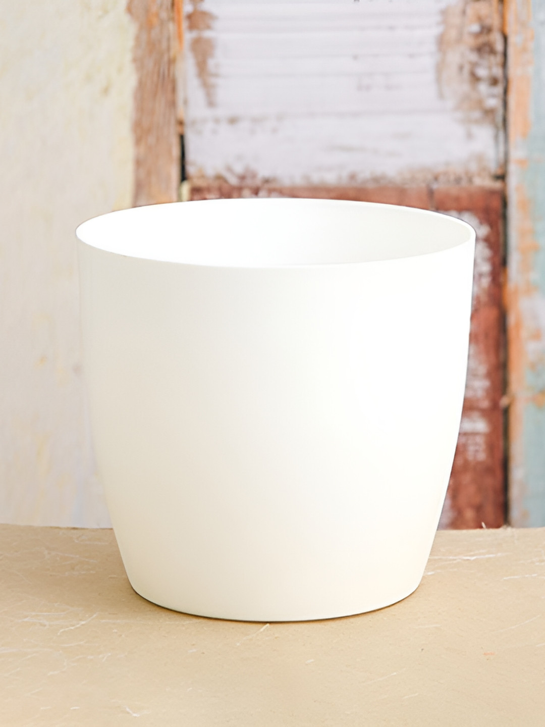 

AGAMI 4-Pcs White Flower Planters
