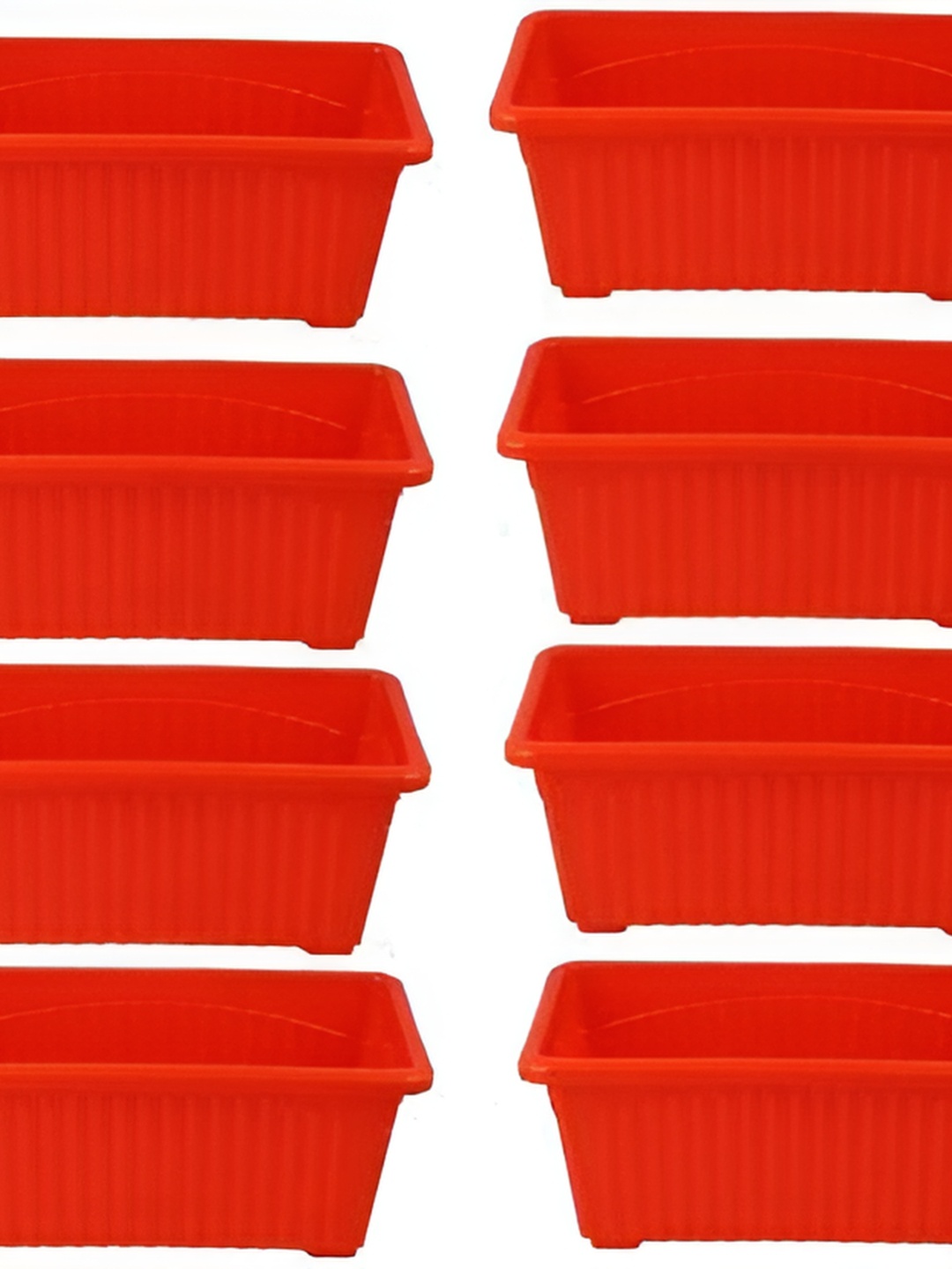 

AGAMI Ramanuj Red 8 Pieces Rectangular Jupiter Planters