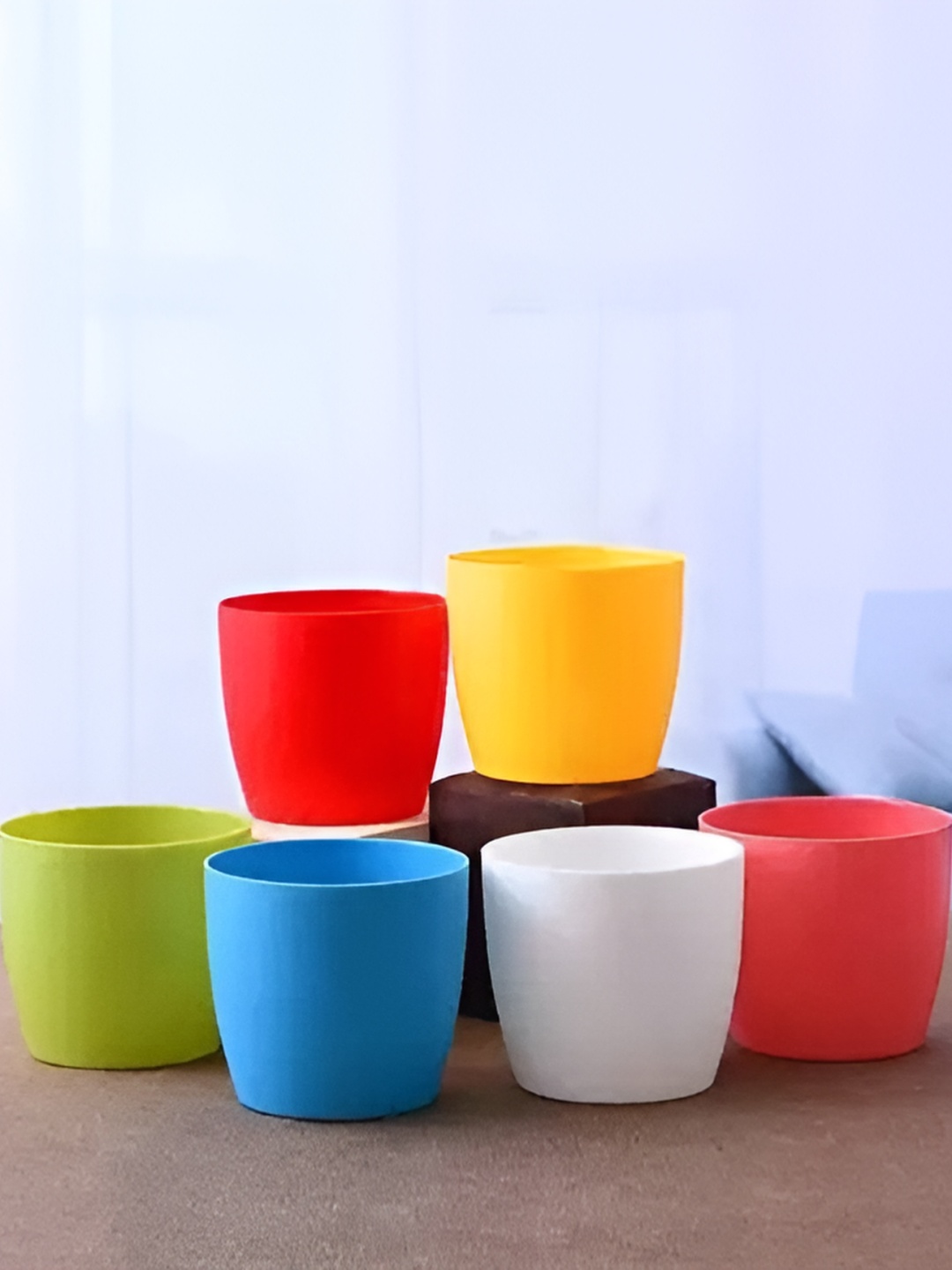 

AGAMI Tippity Red & Blue 6 Pieces Planters