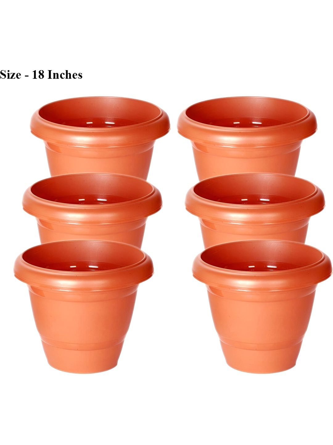 

AGAMI God Of Goods Red 6 Pieces Planters