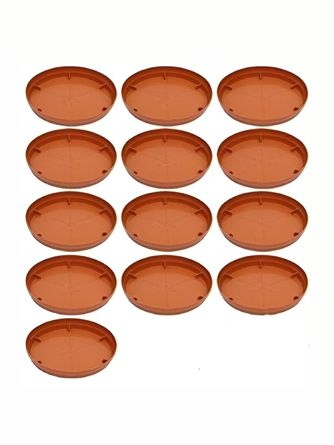 

AGAMI VirajSanchi Brown 13 Pieces Planter Trays