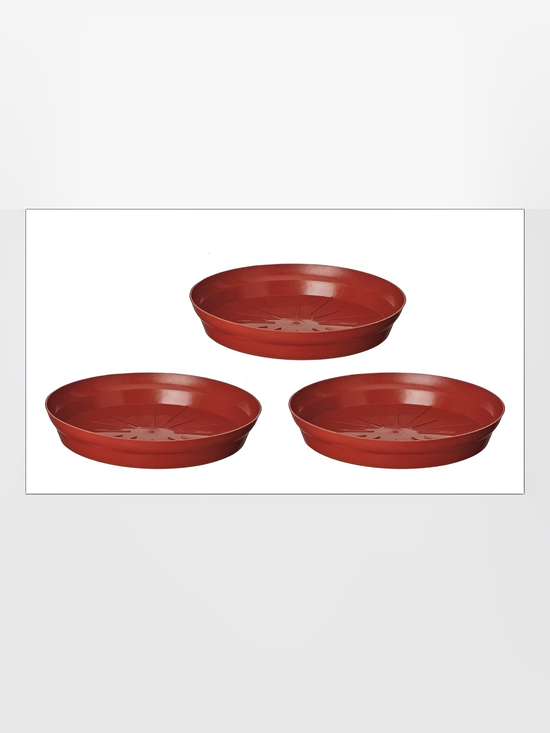 

AGAMI Brown 3 Pieces Textured Plant Containers