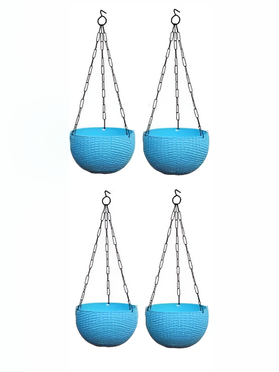 

AGAMI 4-Pcs Blue Hanging Flower Planters