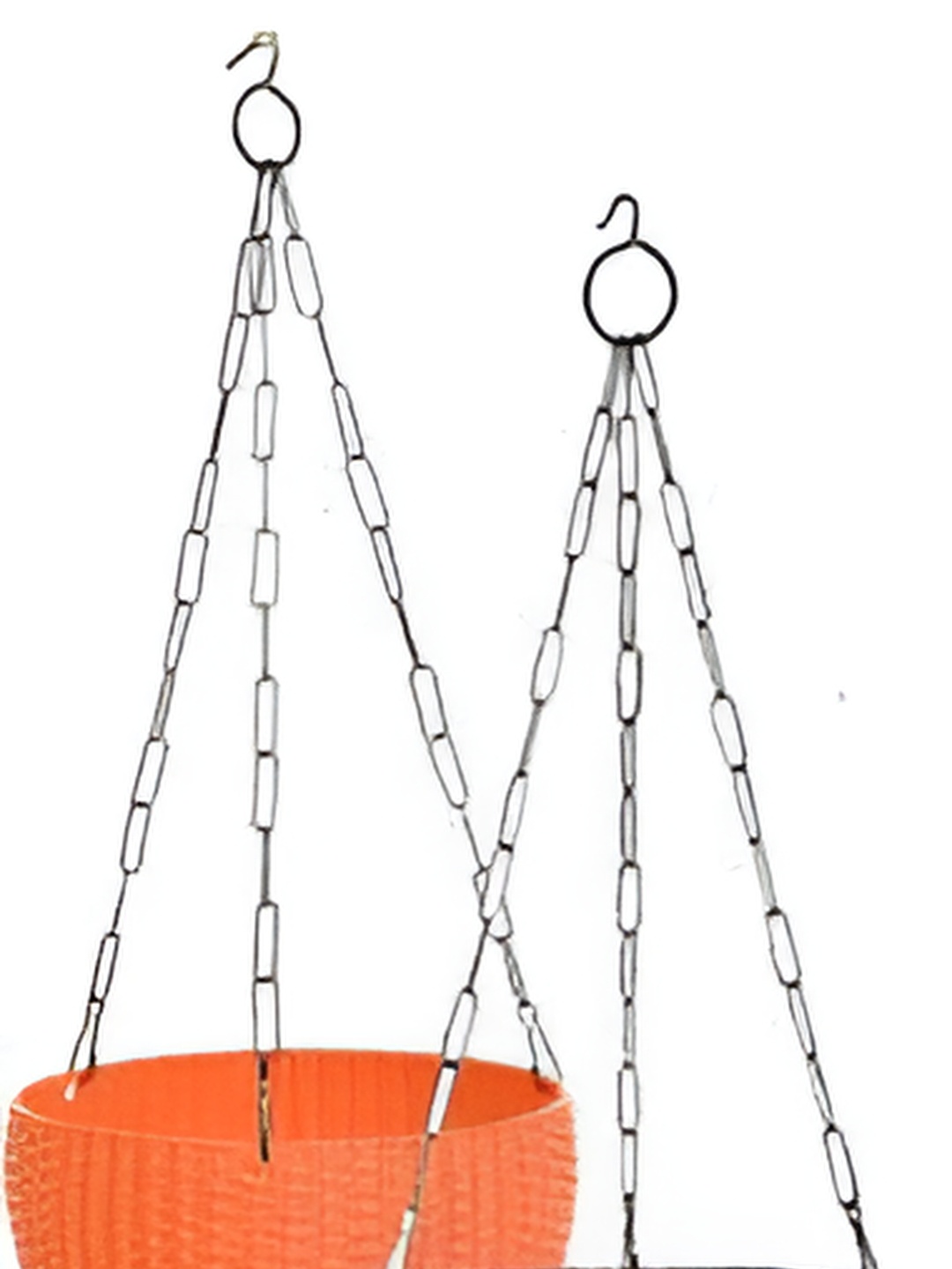 

AGAMI Baagwani Brown & Orange 2 Pieces Basket Planters