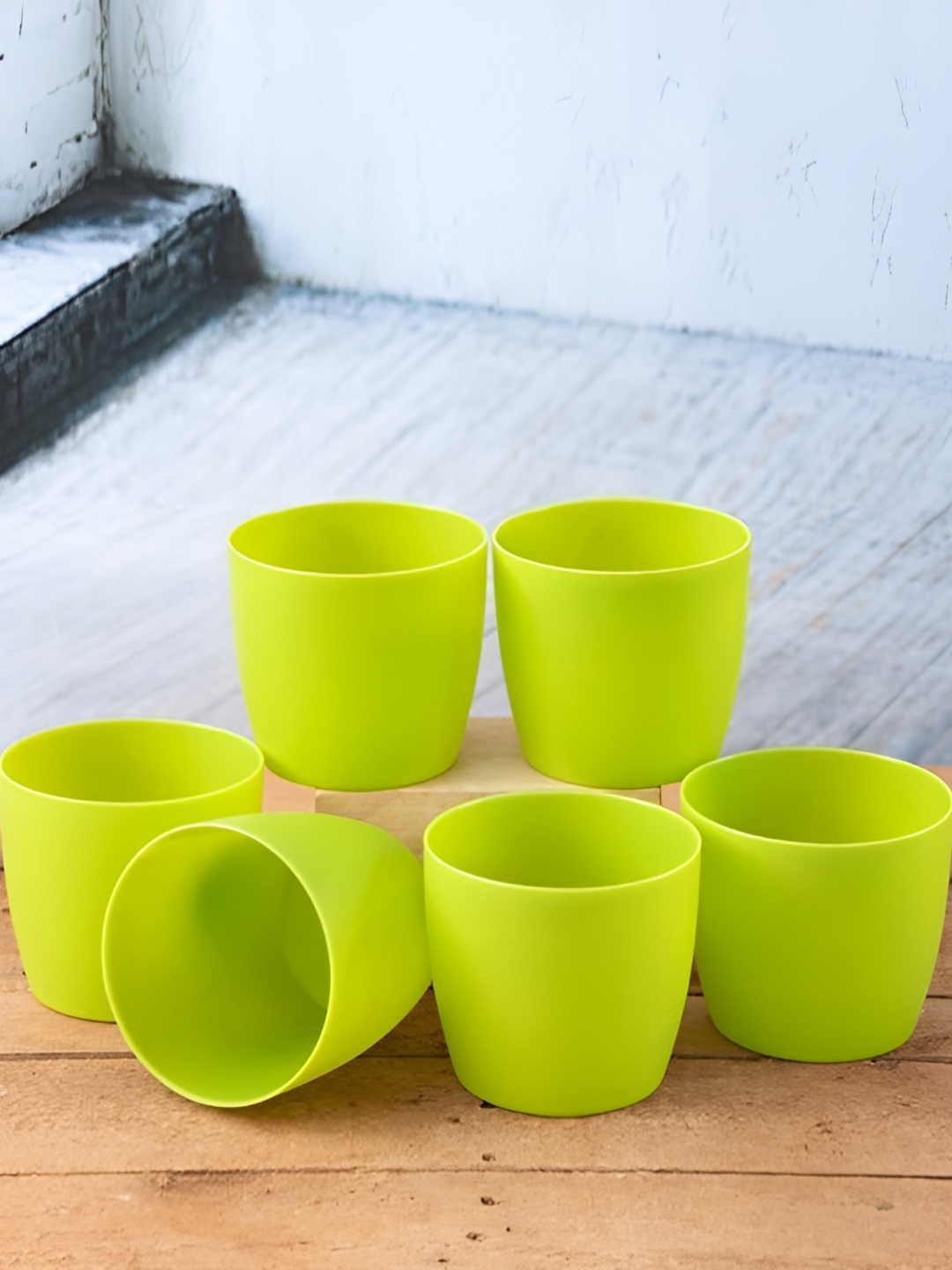 

AGAMI Dream Nursery Green 6 Pieces Textured Planters