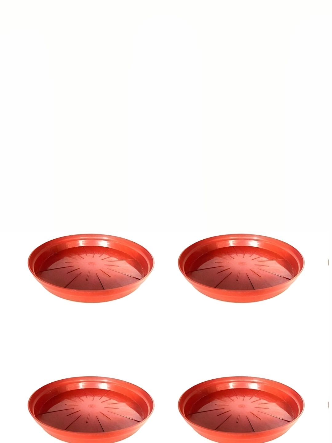 

AGAMI Hoiva 4-Pcs Brown Round Planter Tray