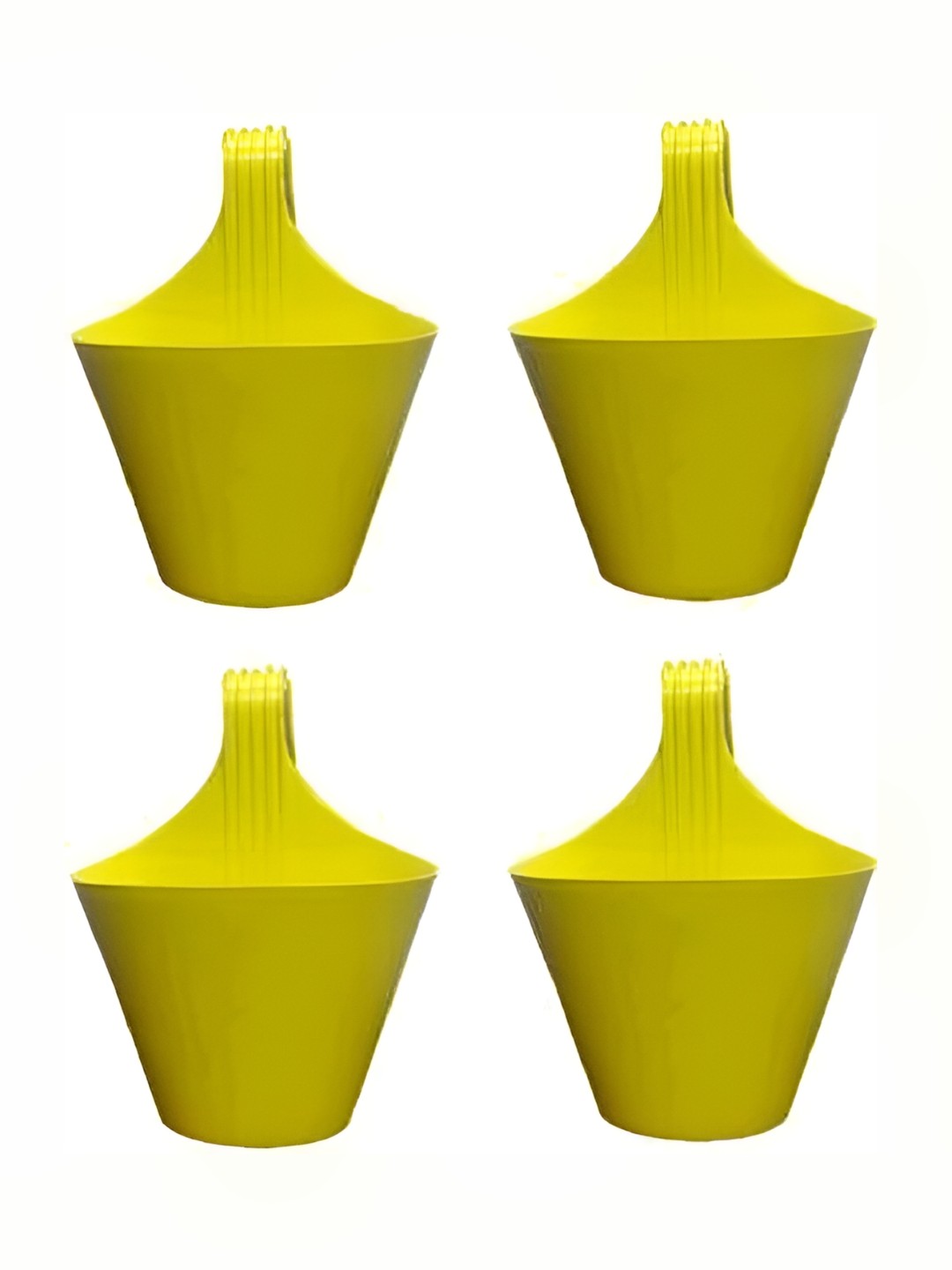 

AGAMI Yellow 4Pcs PEony Hanging Planters