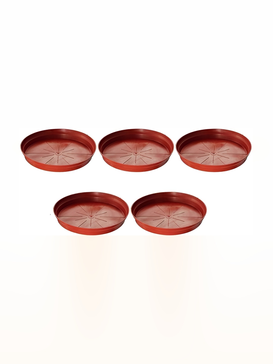 

AGAMI Brown 5Pcs Textured Kiyansh Planter Trays