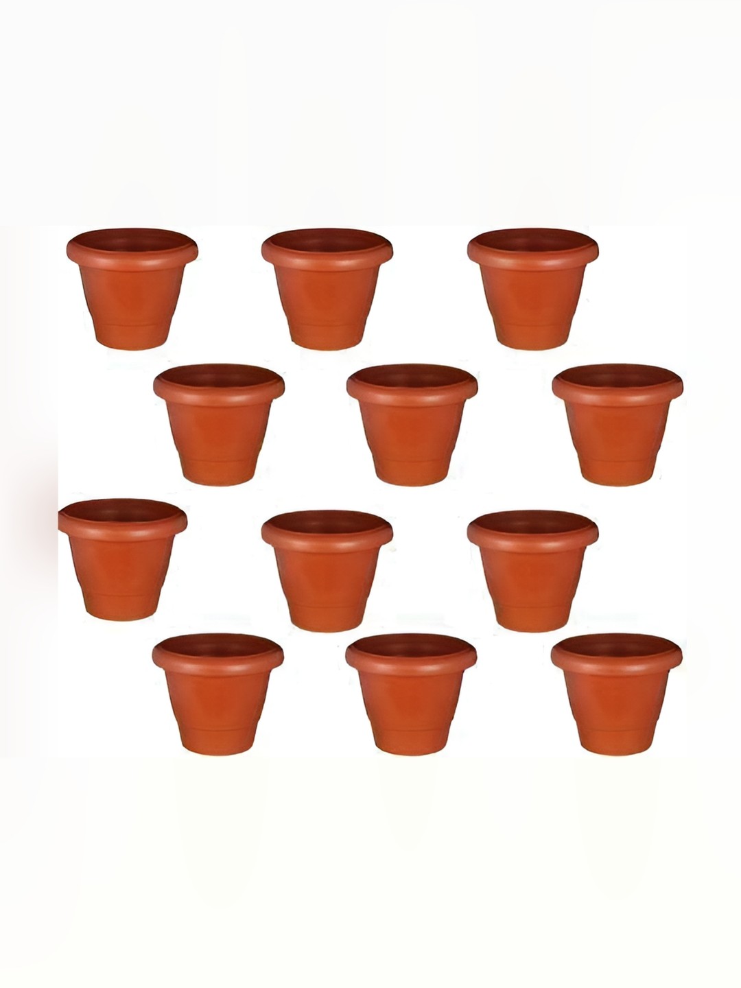 

AGAMI Brown 12Pcs Ramanuj Planters