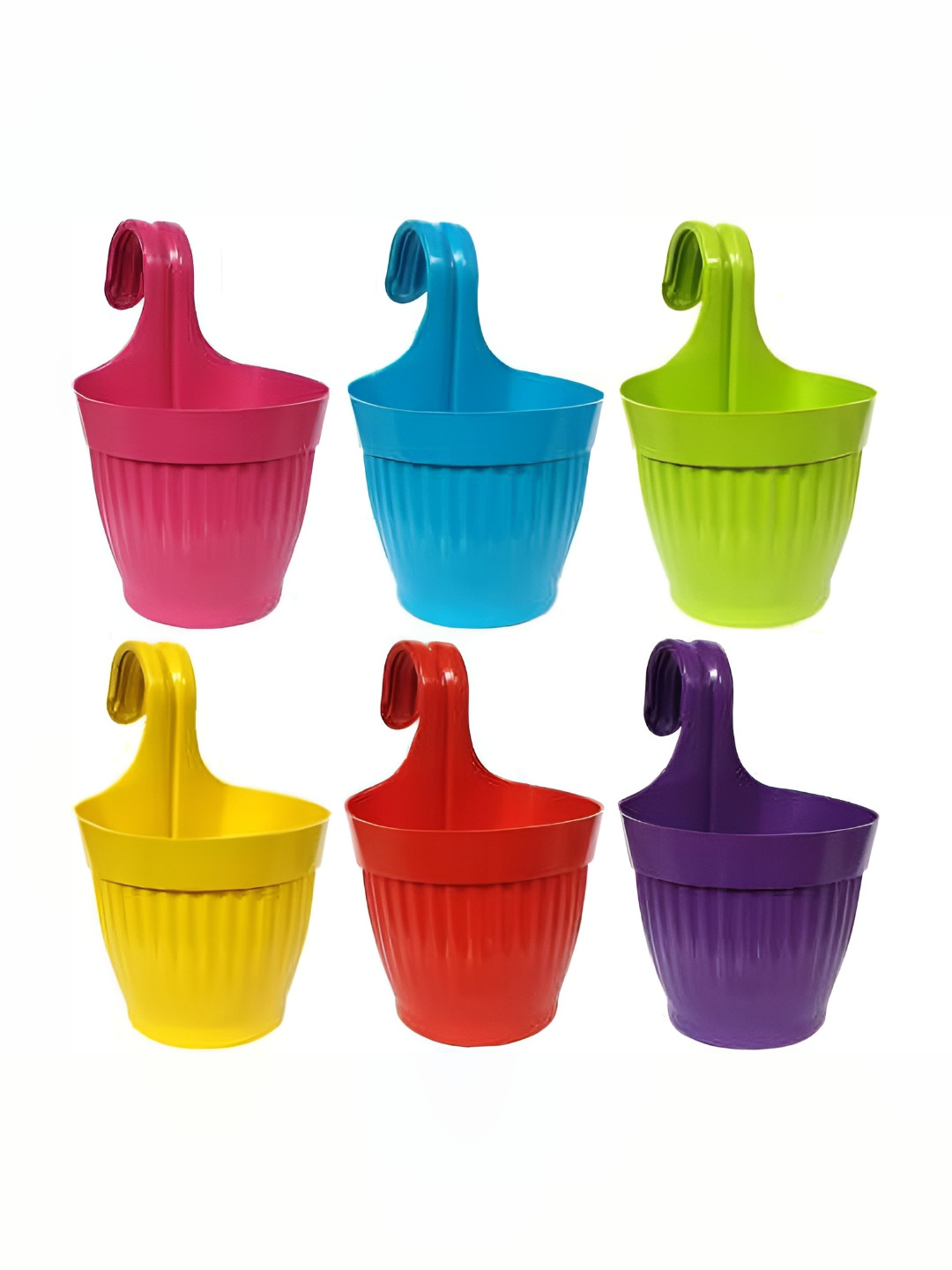 

AGAMI Oj Orey 66-Pcs Green & Pink Hanging Planters