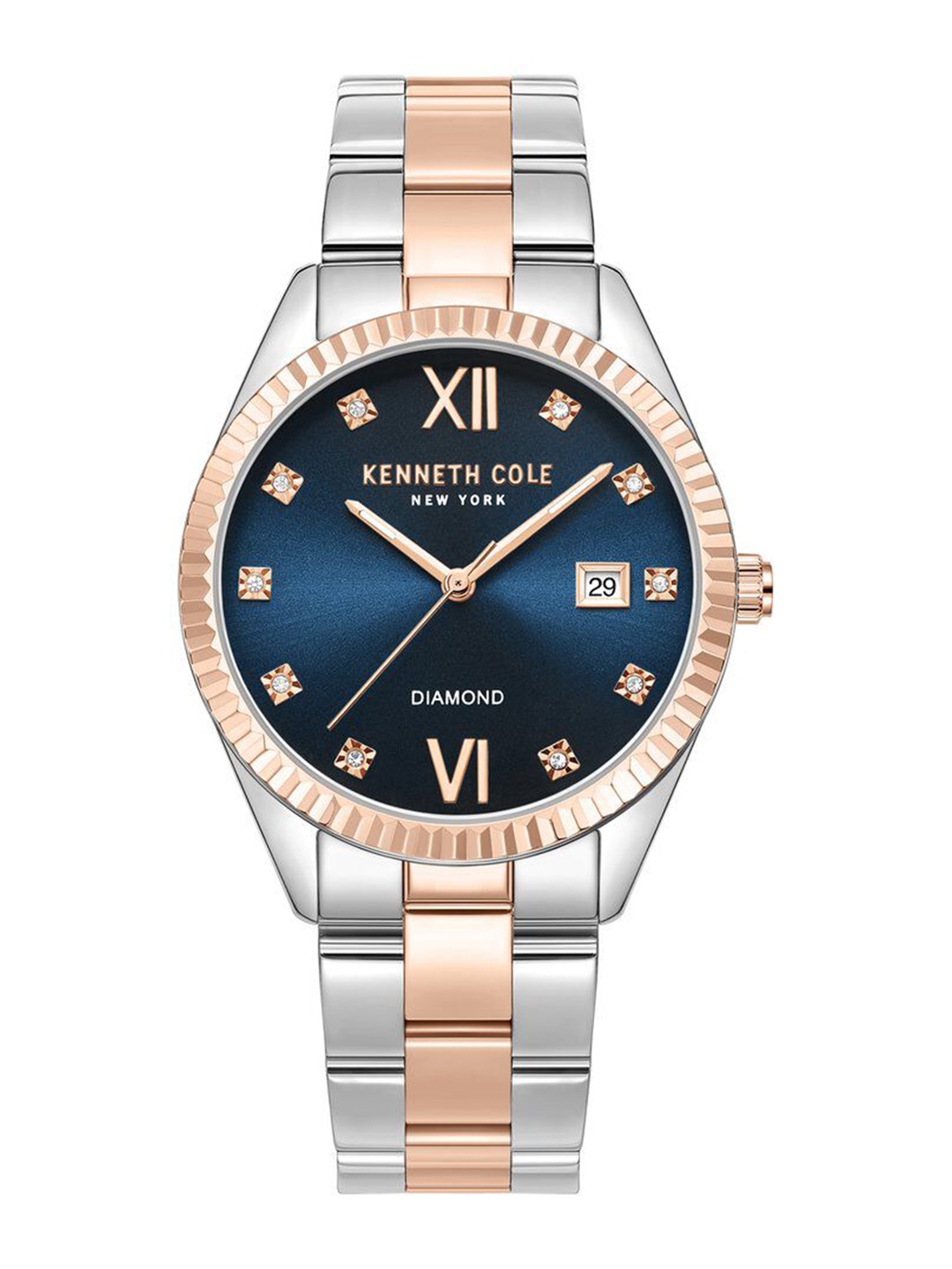 

Titan Women Embellished Dial & Stainless Steel Analogue Watch KCWLH0026902LD, Blue