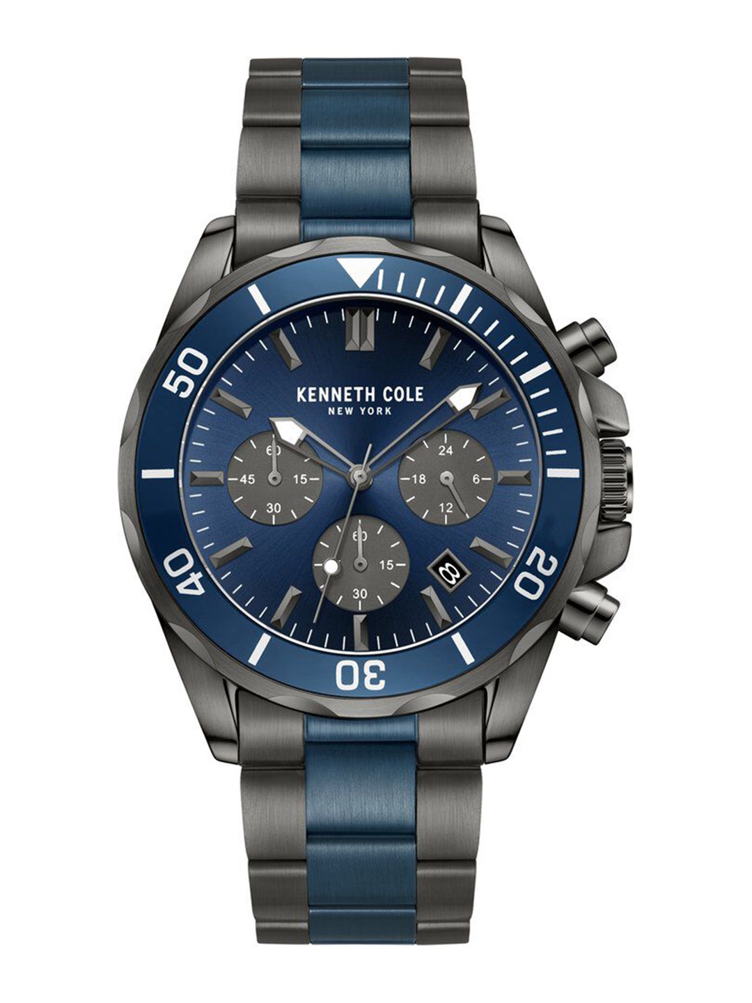 

Titan Men Printed Dial & Stainless Steel Chronograph Analogue Watch KCWGI0027104MN, Blue