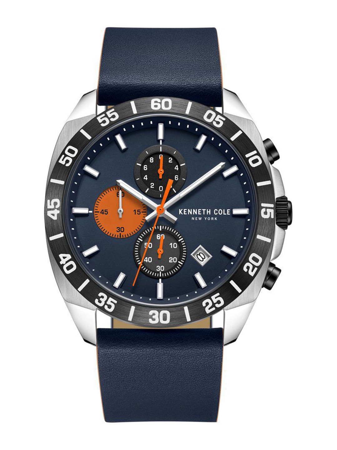 

Titan Men Dial & Leather Straps Chronograph Analogue Watch KCWGC0016101MN, Blue