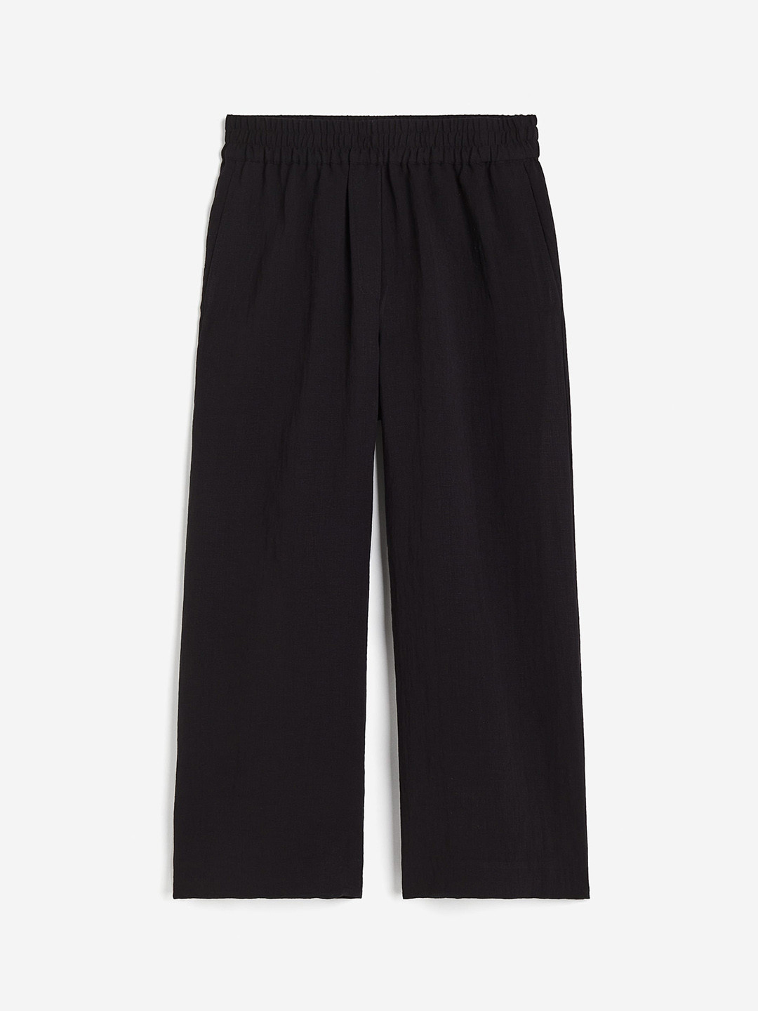 

H&M Women Loose-Fit Trousers, Black