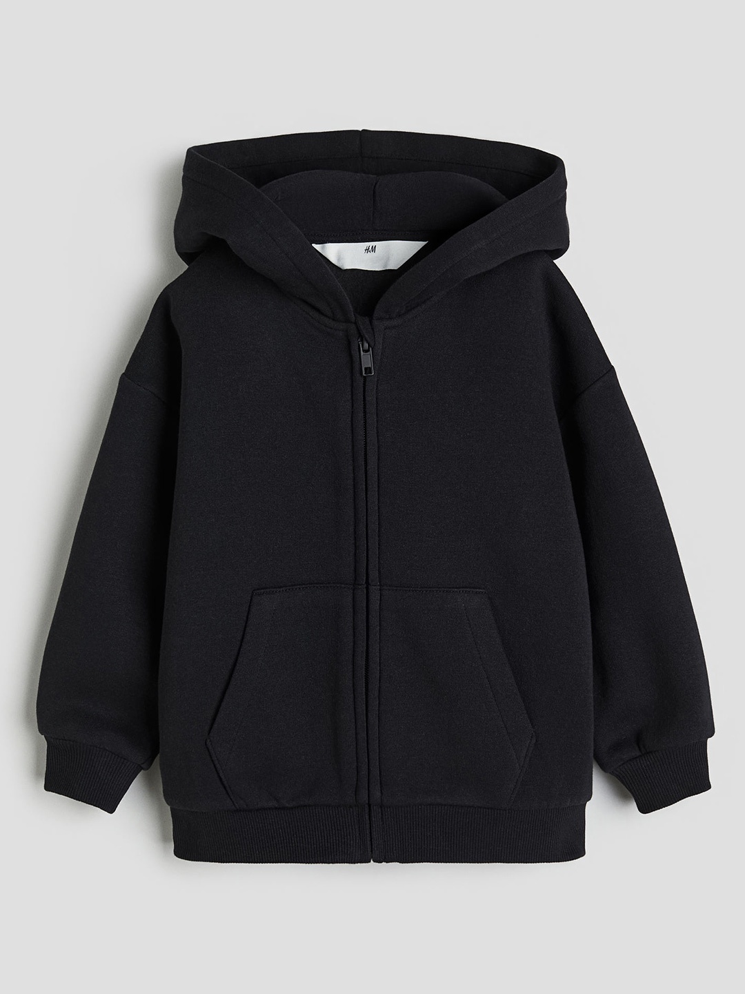 

H&M Boys Zip-Through Hoodie, Black