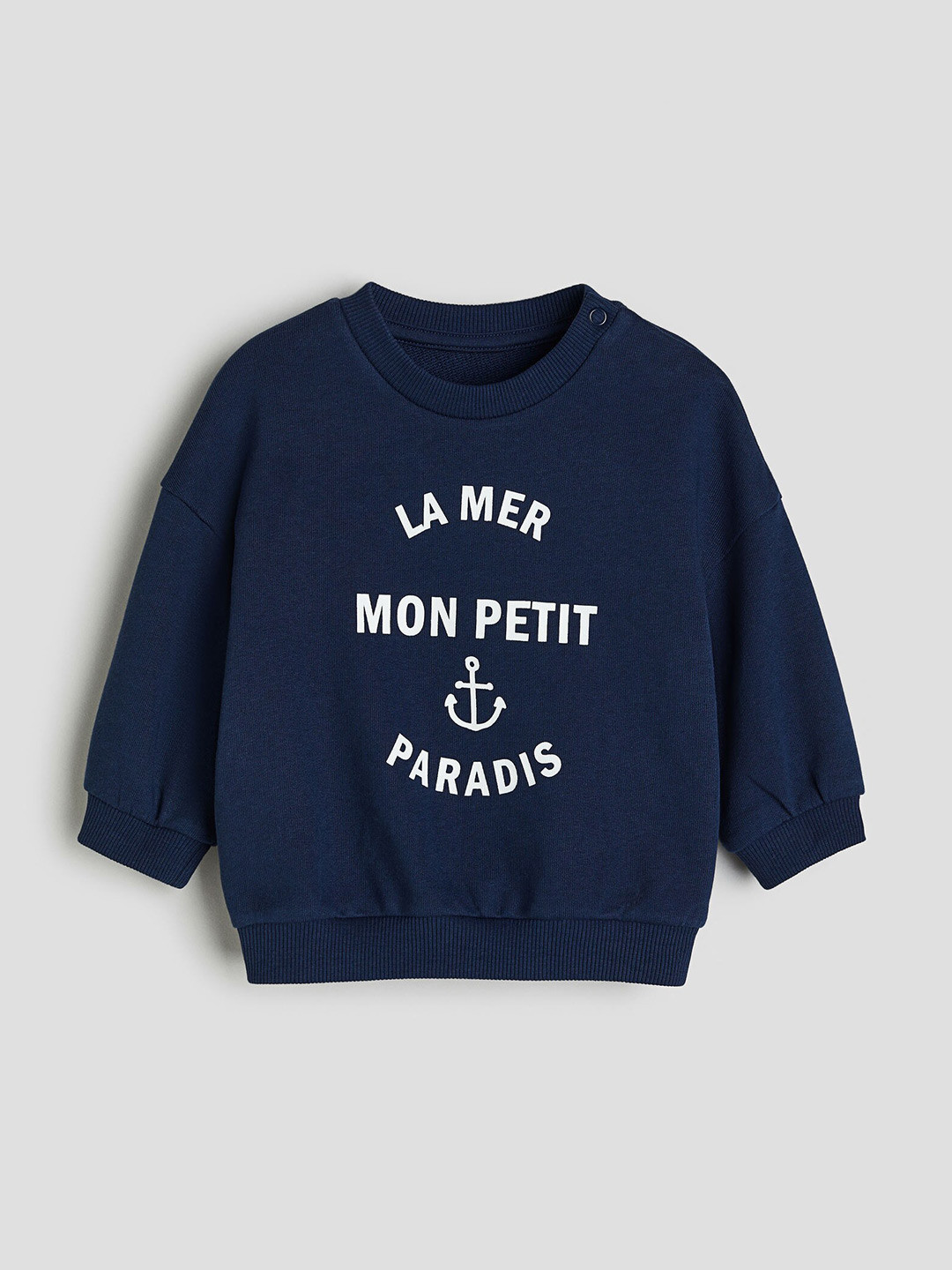 

H&M Boys Cotton Sweatshirt, Navy blue