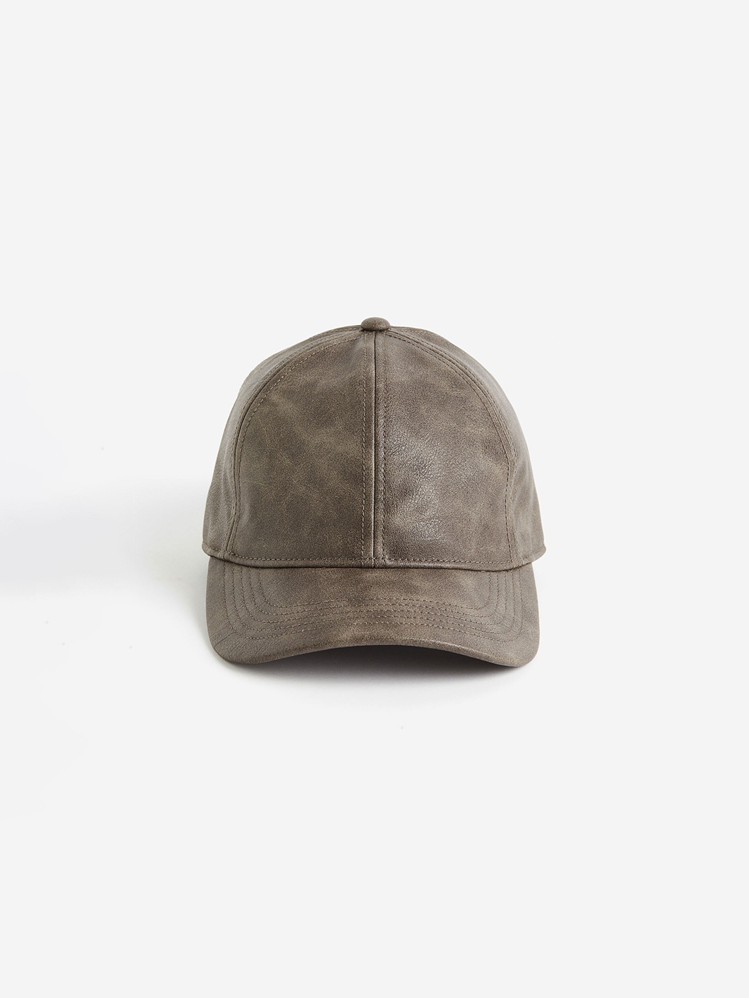 

H&M Women Coated Caps, Brown