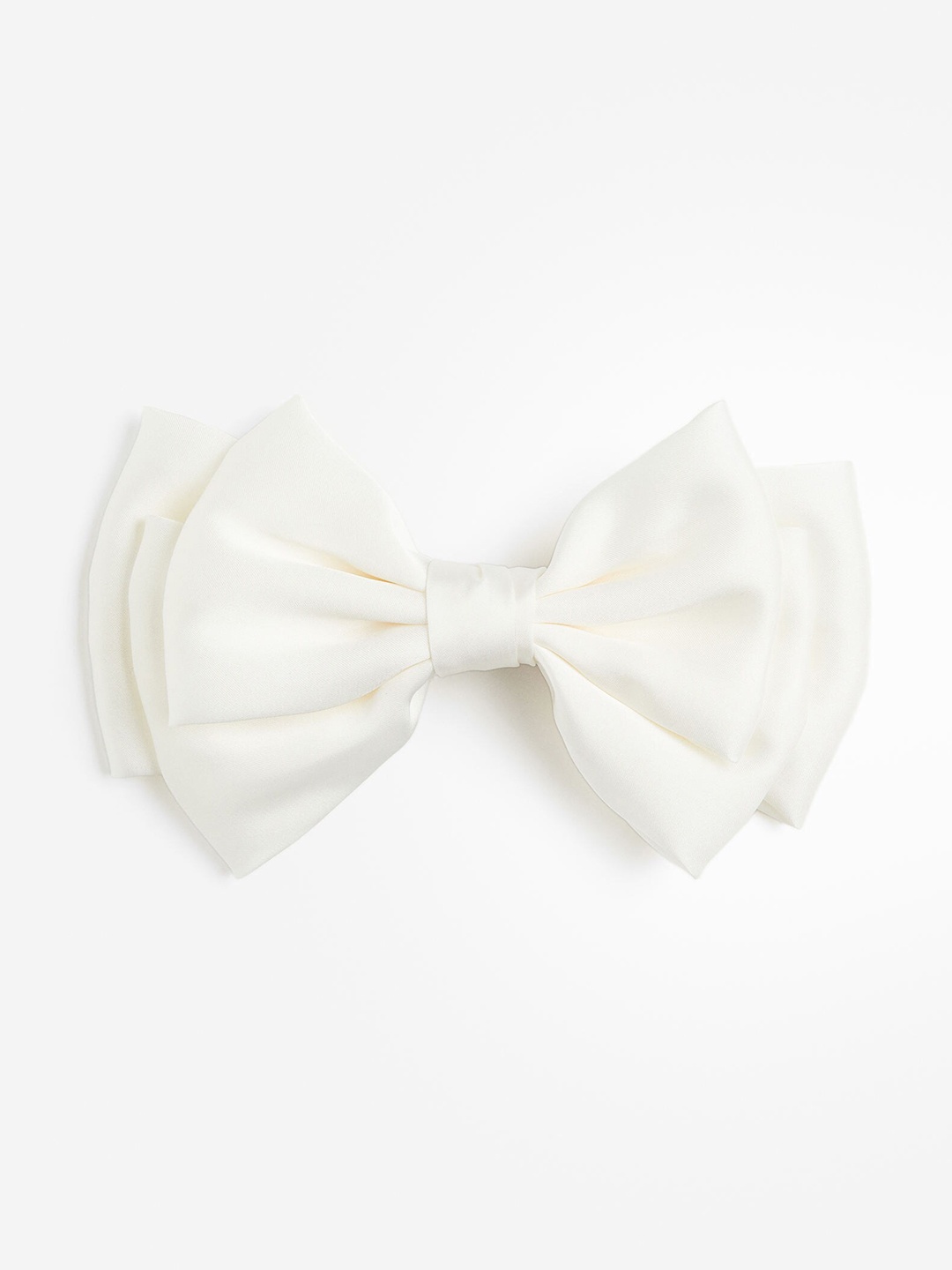 

H&M Satin Bow Hair Clip, White