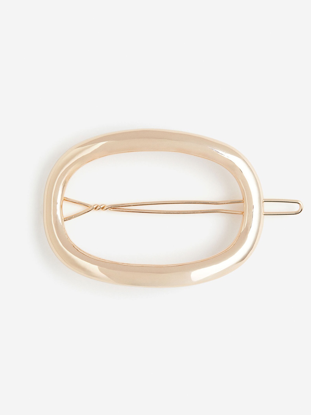 

H&M Oval Hair Clip, Gold