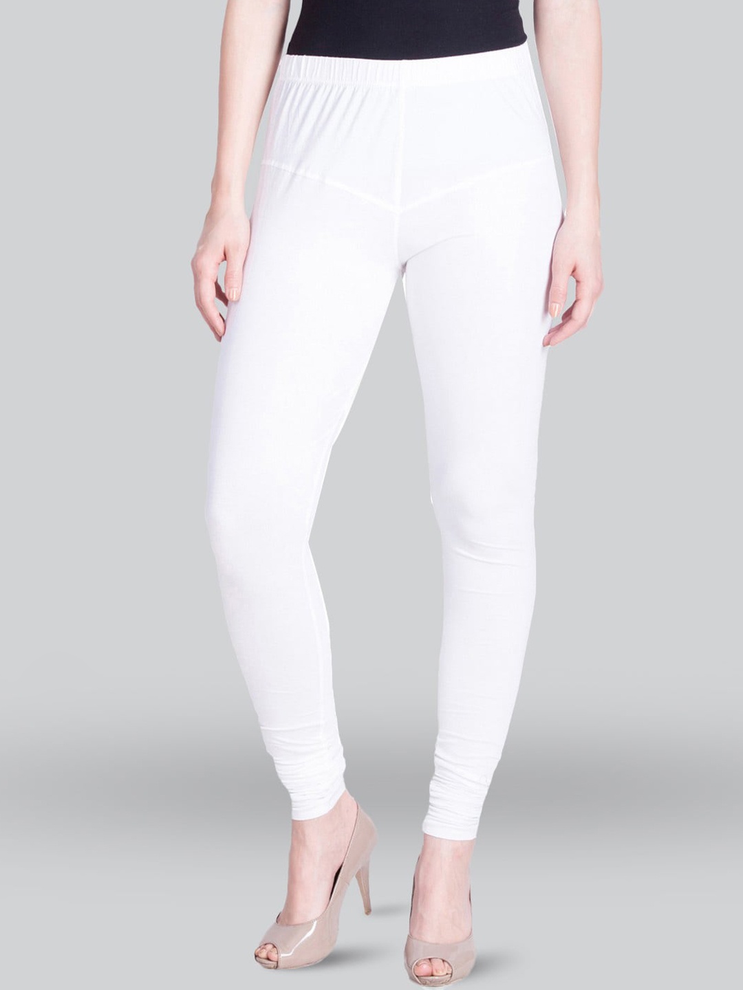 

LYRA 4-Way Stretch Churidar Length Leggings, White