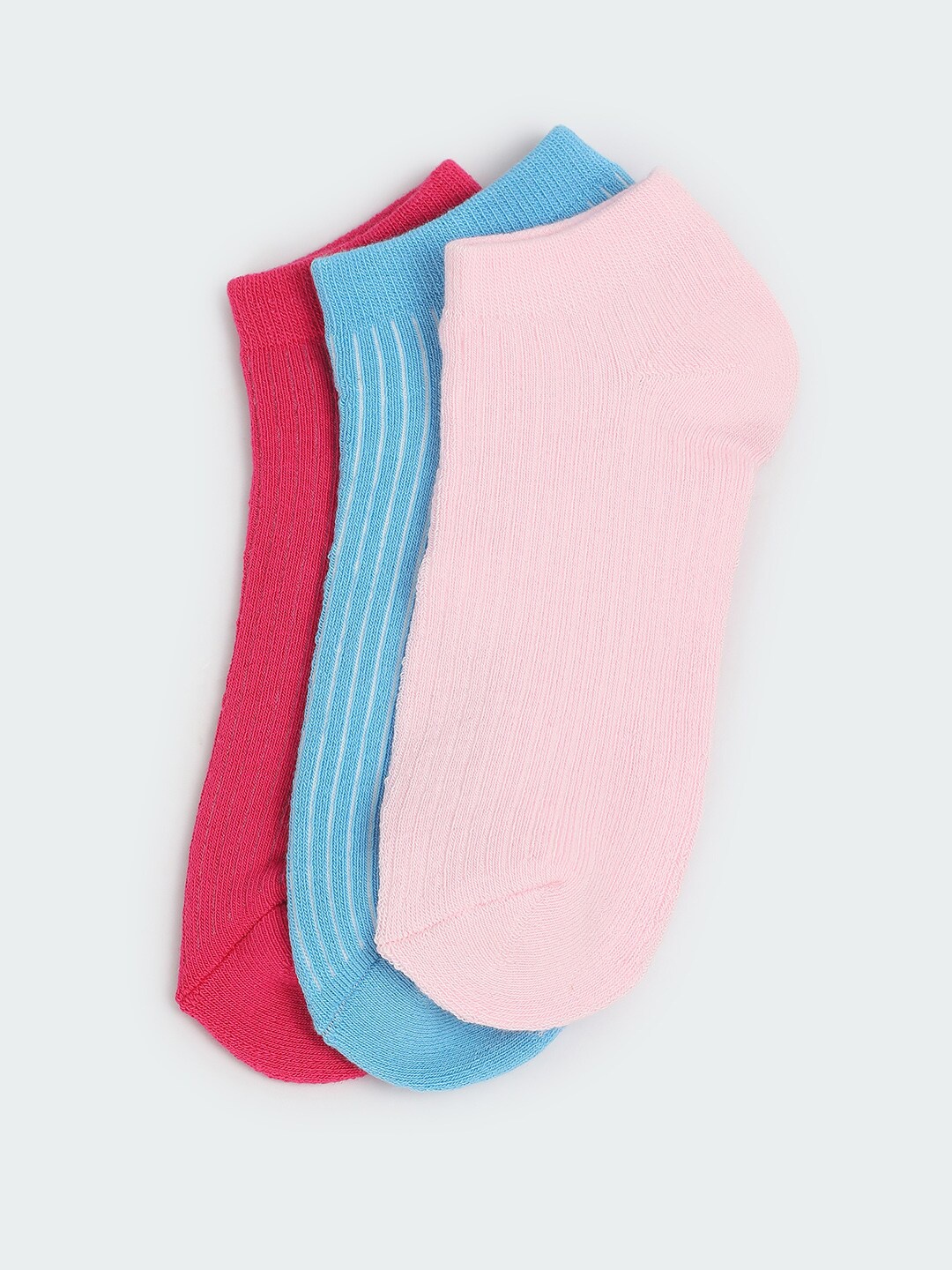 

max Women Pack Of 3 Shoe Liners, Pink