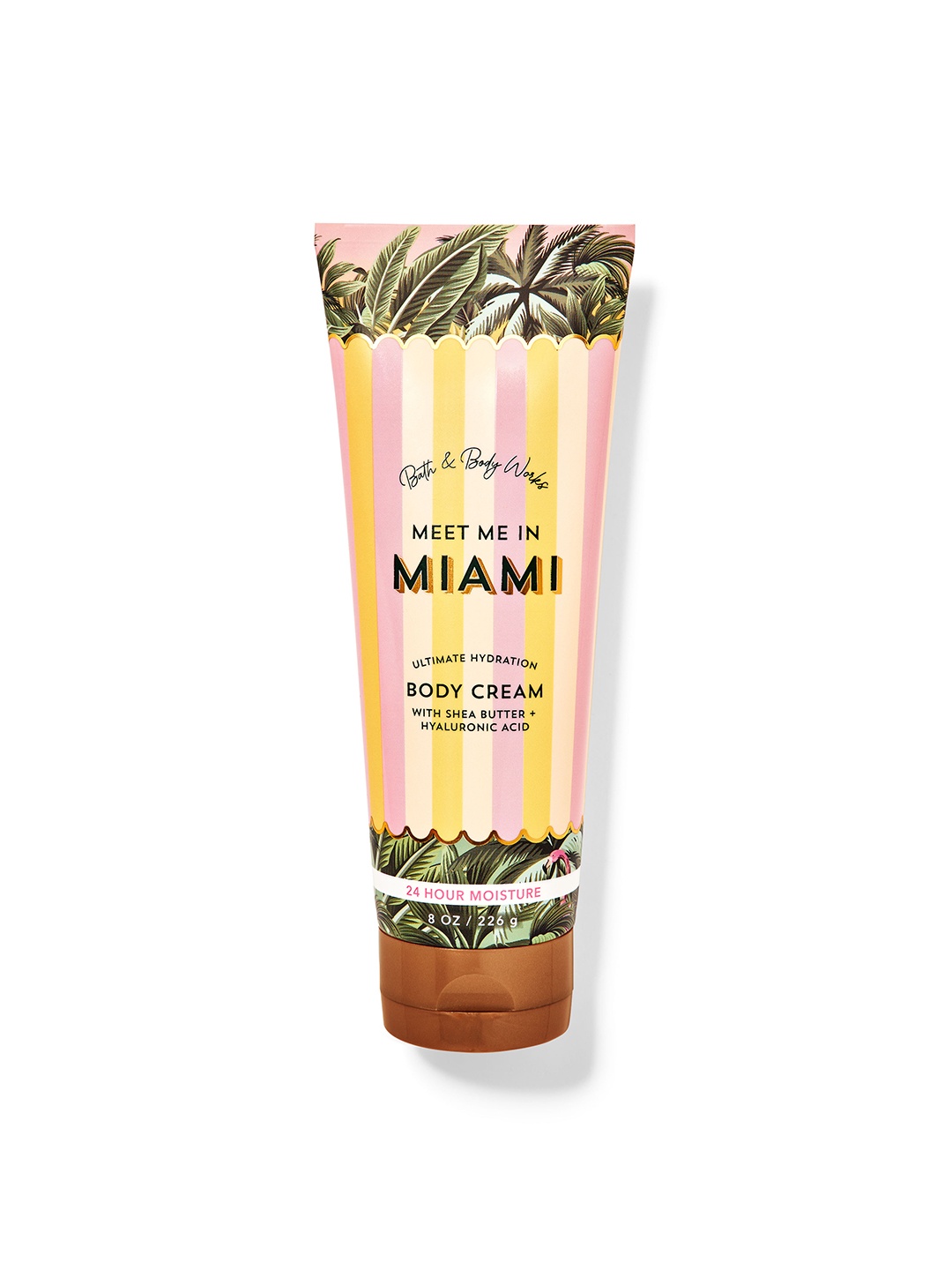 

Bath & Body Works Meet Me In Miami Ultimate Hydration Body Cream with Shea Butter - 226 g, Pink