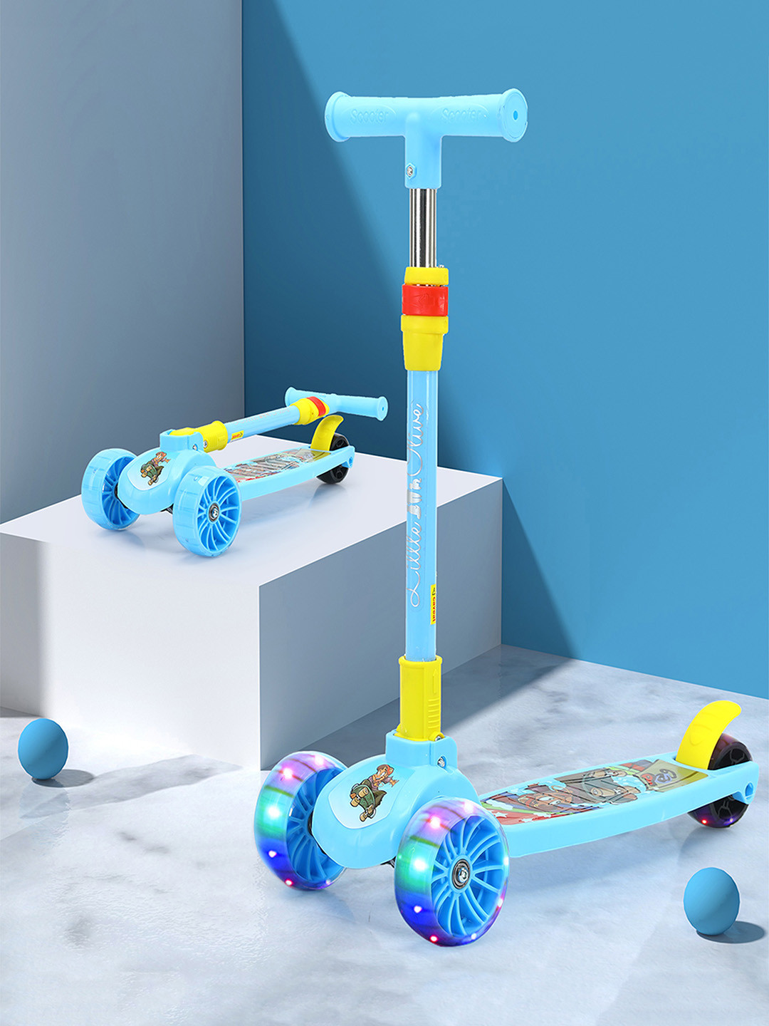 

Little Olive Kids Little Olive Enduro Scooters, Blue