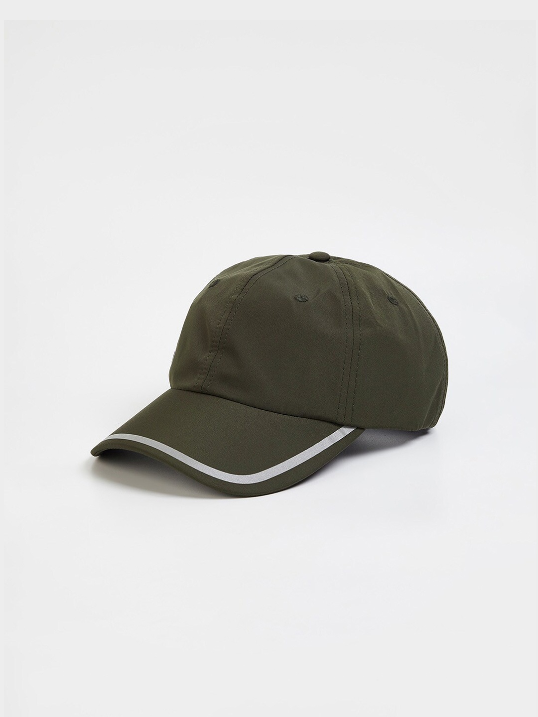 

max Men Printed Baseball Cap, Olive