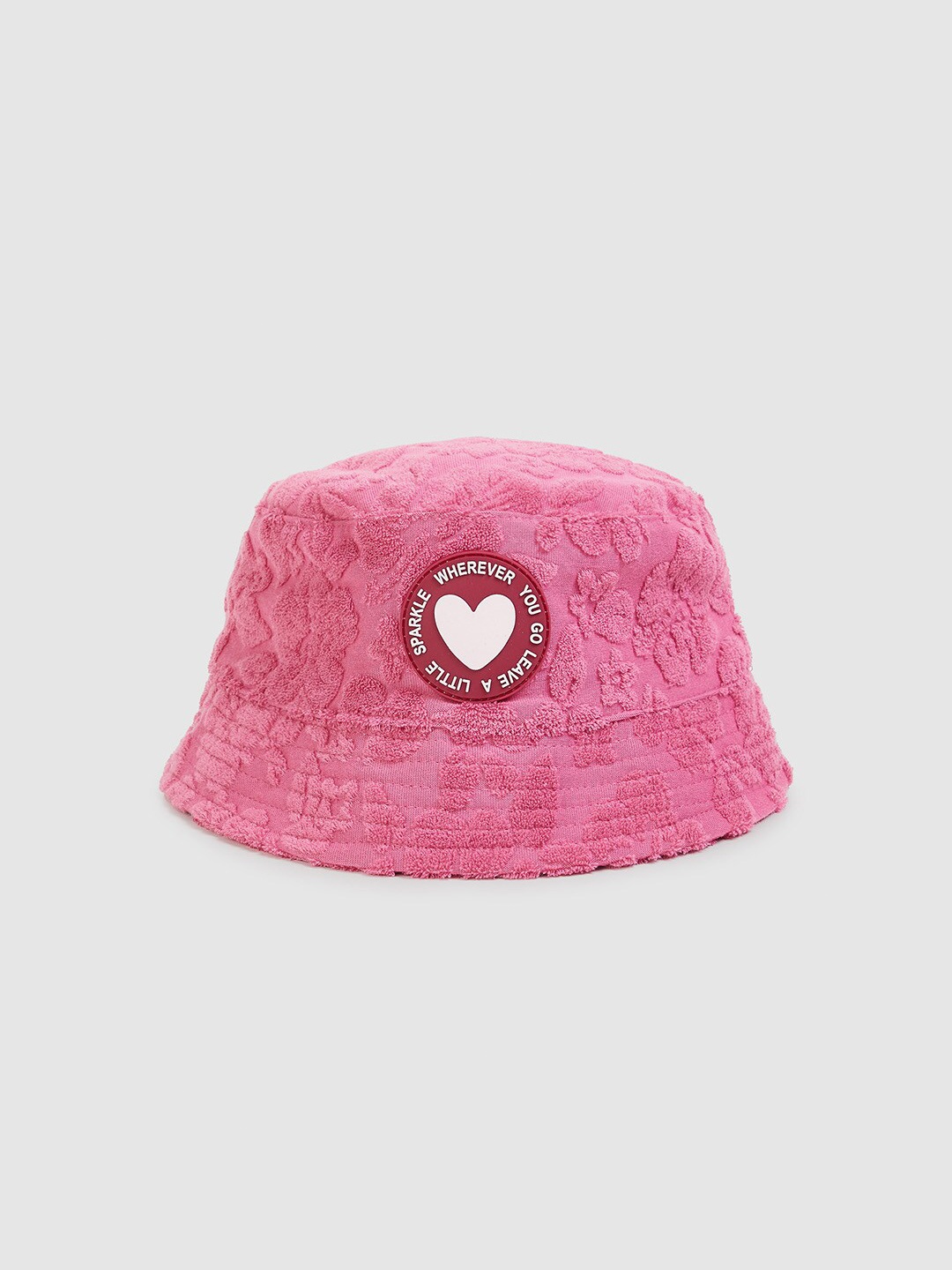 

max Girls Self Design Bucket Hat, Pink