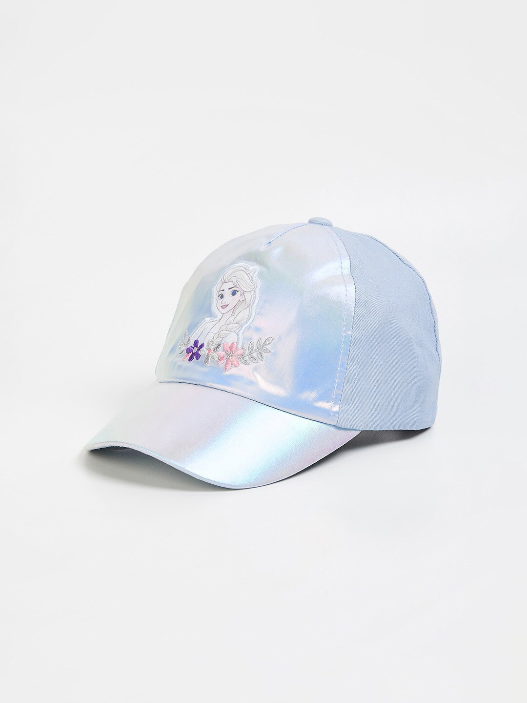 

max Girls Elsa Printed Baseball Cap, Blue