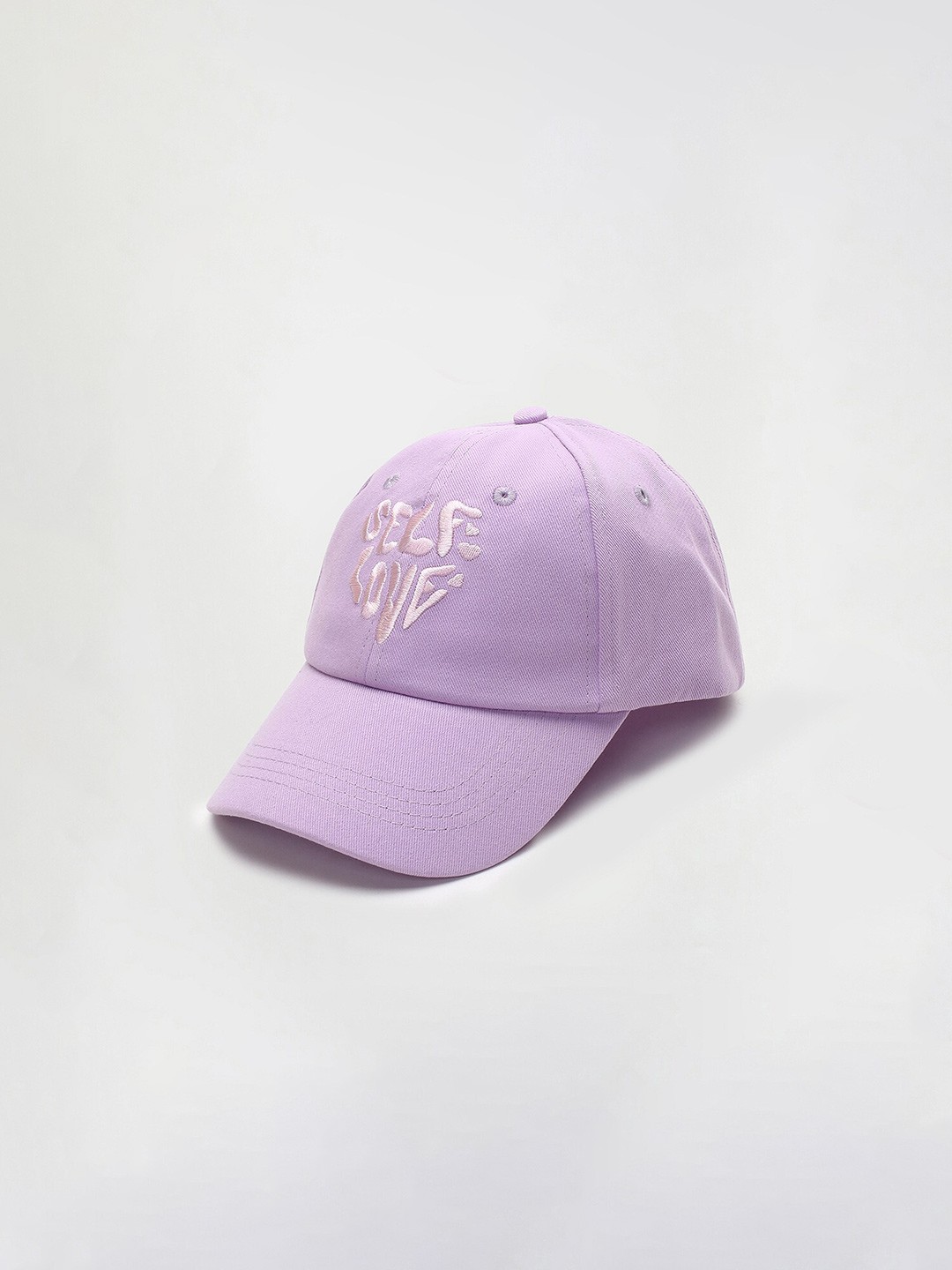 

max Women Printed Pure Cotton Baseball Cap, Purple