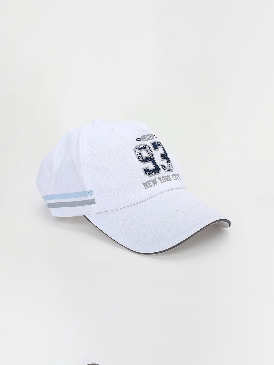 

max Women Printed Pure Cotton Baseball Cap, White
