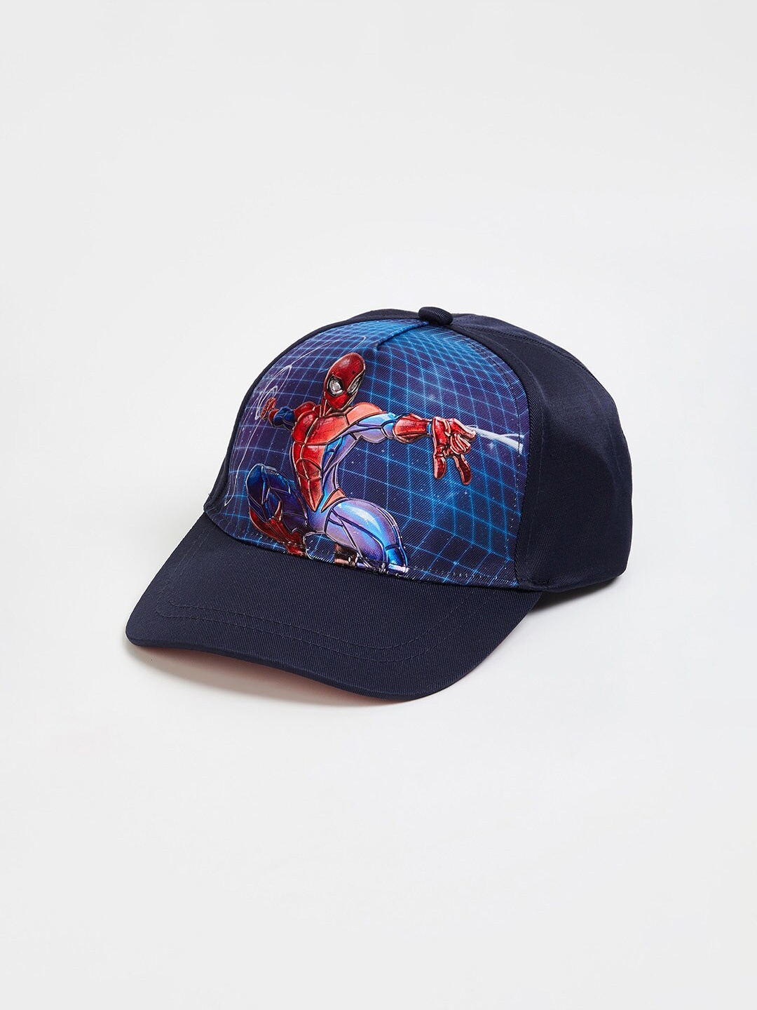 

max Boys Spider-Man Printed Visor Cap, Navy blue