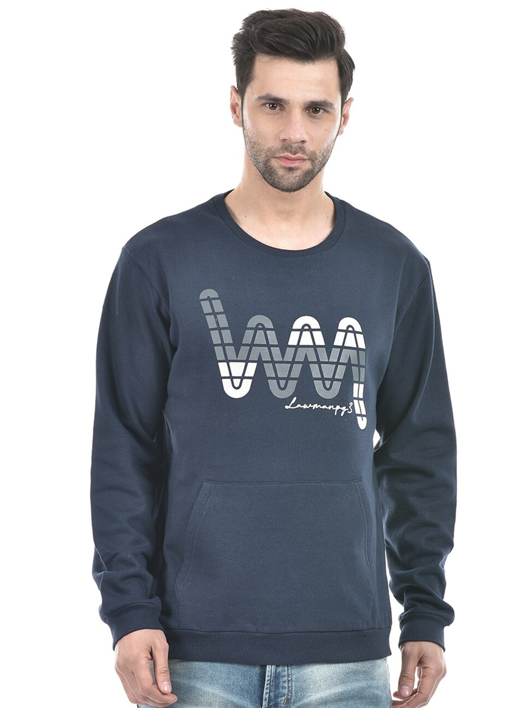 

Lawman pg3 Men Printed Sweatshirt, Blue