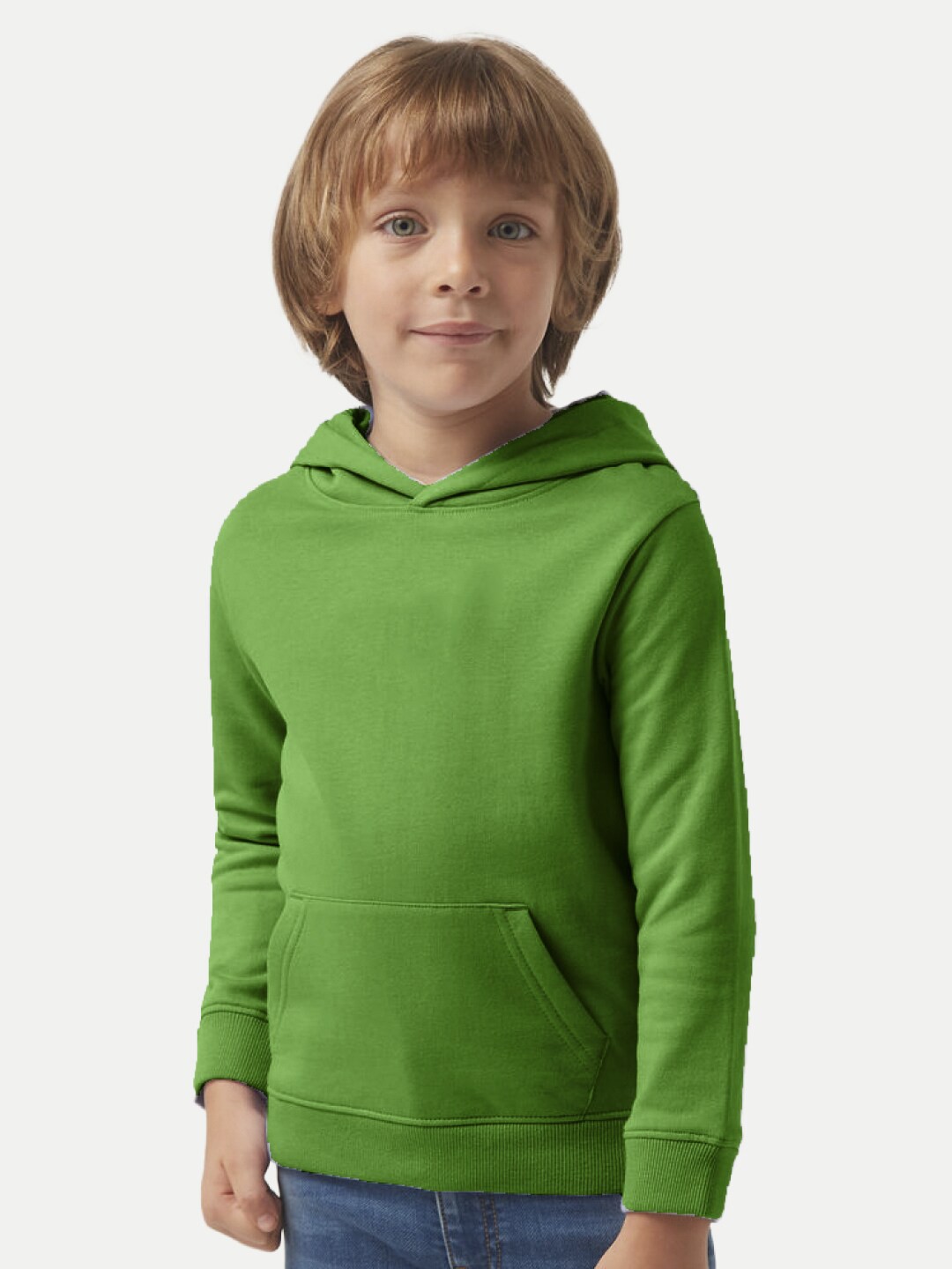 

BAESD Boys Hooded Pullover Cotton Sweatshirt, Green