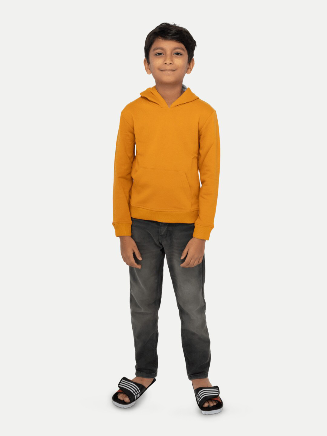 

BAESD Boys Cotton Hood Pullover Sweatshirt, Yellow